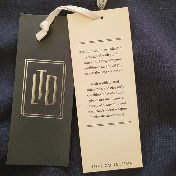 The Limited Navy Sheath Dress - Size 00P - Picture 5 of 6